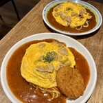 あんかけスパゲティ NANAYA - ピカタにコロッケトッピング