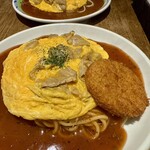 あんかけスパゲティ NANAYA - ピカタにコロッケトッピング