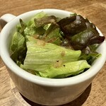 あんかけスパゲティ NANAYA - 麺少な目のサラダ