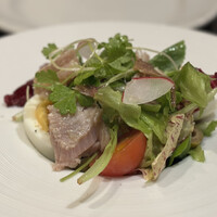 ビストロ ボナップ - ②自家製ツナのニーズ風サラダ 1100円