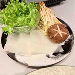 肉割烹 重㐂 - しゃぶしゃぶ野菜
