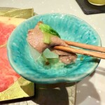 肉割烹 重㐂 - しゃぶしゃぶ２