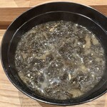 二代目辰よし - 岩海苔のお味噌汁