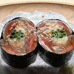 すし ふくづか - 本日初お披露目　鰯磯辺巻き　絶品