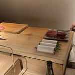 すし ふくづか - マグロ三兄弟＆初作品の和紙内熟成中