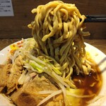 自家製麺 浜一 - ミニラーメン。麺がもっちもち。チャーシュー、スープもめちゃうまい！