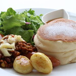 Seaside Cafe Hanon - チリビーンズパンケーキ