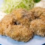 とん八亭 - 2025.3 かきフライ 単品（1,400円）10月上旬から3月まで