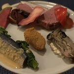 神楽坂しゅうご - 前菜盛り合わせ