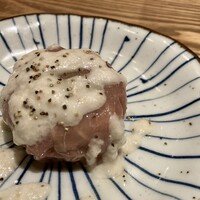 焼鳥  吉祥 - 旬菜の生ハム包
