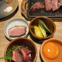アカミヤコウシ - 黒毛和牛ステーキランチ　ランイチ100グラム　¥2,500