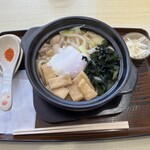 舟形町観光物産 センターめがみ えきcafe - 料理写真:鍋焼きうどん