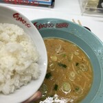 くるまやラーメン - 半ライスをドボンする！