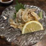 魚酔 - ボイルホタテのヒモ