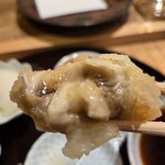 天ぷら浅沼 - こんなジューシー✨キラキラマッシュルーム汁が溢れる