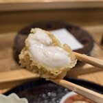 天ぷら浅沼 - そのまま、塩でも