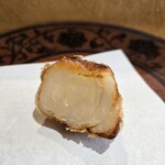 天ぷら浅沼 - ユリ根、薩摩芋のような甘さがあり、びっくりした。めちゃ美味しかった