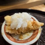 天ぷら浅沼 - 穴子とおろし大根