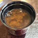 天ぷら浅沼 - しじみの味噌汁