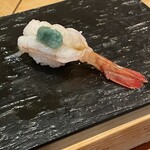 鮨 波づき - ボタンエビ