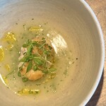 アコルドゥ - 白子と小芋のサルサベルデ