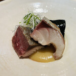 日本料理FUJI - 泳がせの鯖の蒸し物