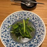 月泉 - 空芯菜の炒め物