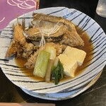 四季祭 - コチのカマと腹身の煮付け