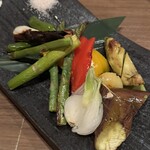 和創作 空 - 春野菜の炭焼き盛り合わせ