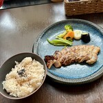 バルバルキッチンアメリ - ランチ：豚バラ肉の西京焼き(¥1,400)