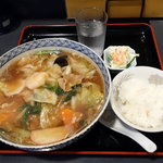 味彩 - 日替わり 広東麺と小ライスのセット ７２０円