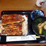 うなぎ かわかみ - うな重　特上　ご飯大盛り