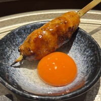 銀座 焼 新潟屋 - 自家製月見つくね