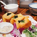 女人街食飯公司 - 黑松露鮮蝦多士(海老トースト 黒トリュフのせ)