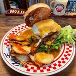 ANY’s BURGER - ベーコンエッグチーズカレーセット