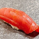 鮨 極 - 赤身のヅケ②