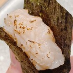 鮨 極 - 帆立の海苔巻き②