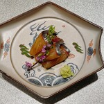 鮨 極 - ホタルイカのからし酢味噌和え①