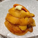 鮨 極 - 北海道の生雲丹①