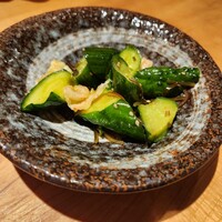 炭焼 うな富士 有楽町店 - 最初のおつけもの