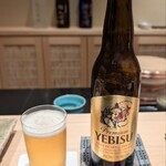 神田錦町 鮨たか晴 - 瓶ビール（小瓶）　900円