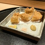 神田錦町 鮨たか晴 - ヤナギガレイのフライ