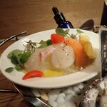 魚イタリアン&オイスター Rovin 京橋 - カルパッチョ