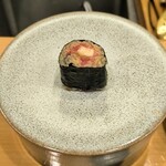 鮨 輝泉 - トロタク(いぶりがっこ使用)長芋入り