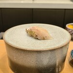 鮨 輝泉 - 漬けノドグロの炙り