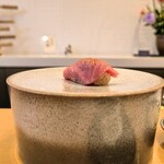 鮨 輝泉 - 大間産鮪中トロ