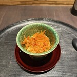 鮨 ひじり - 桜えびかき揚げ茶碗蒸し