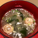 あお野 - おかわり出来るお味噌汁。