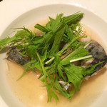 あお野 - 日替りのサバのみぞれ煮。