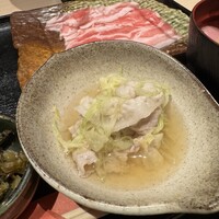豚料理 酔狂割烹 伊達 - 豚しゃぶしゃぶ